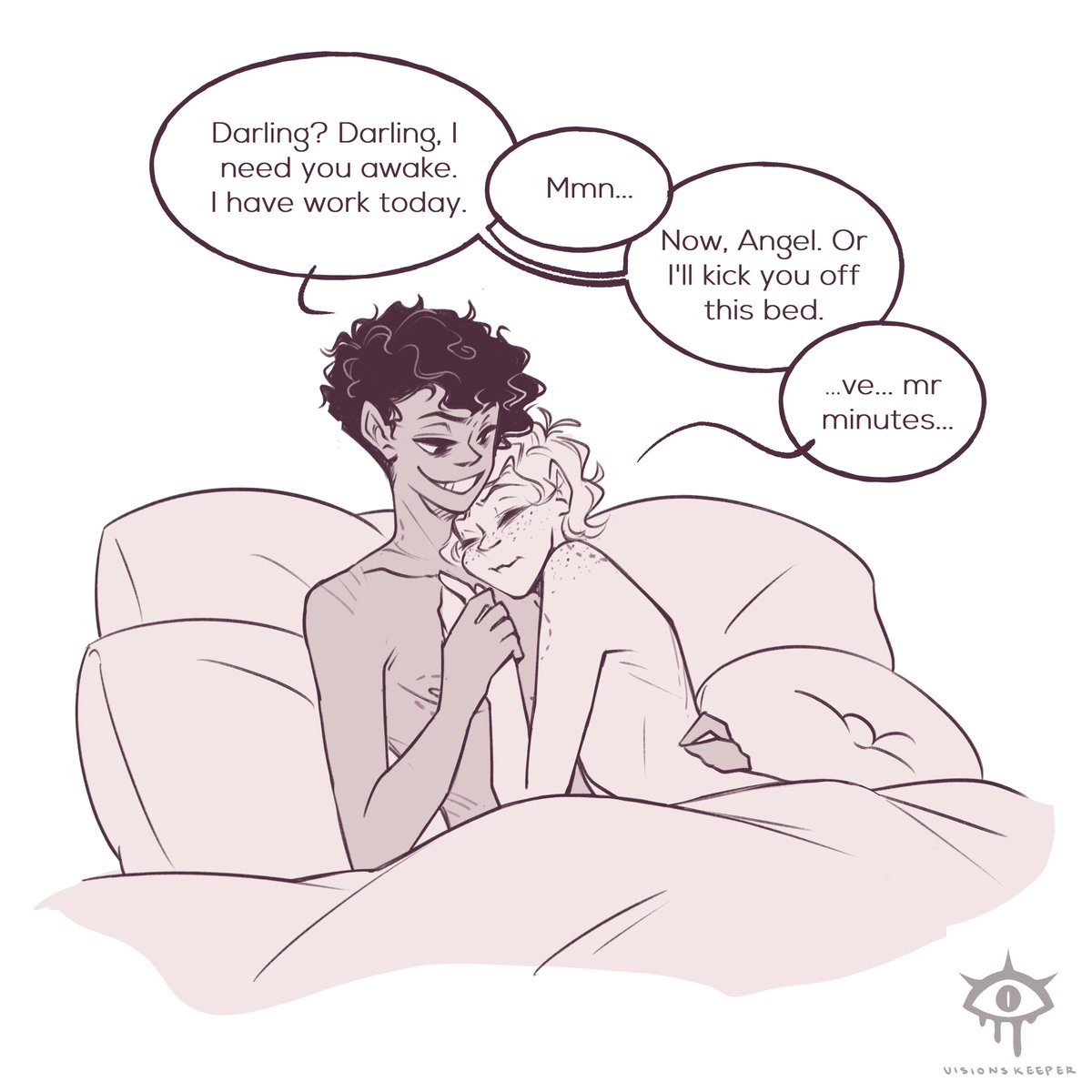 psychicpains's tweet photo. Been a while since I drew them as humans and as expected they look so different to how I drew them before lol. Anyway, here's some domestic doodles~
#radodust https://t.co/e8UV9HmTMK