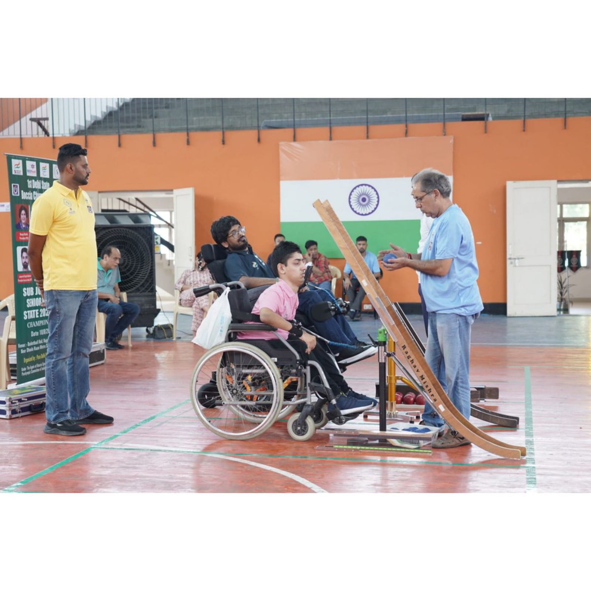 SCIRaghav_'s tweet photo. Grateful to have won the Silver in the Individual Category at the 1st Delhi State Boccia Championship 2023! 🥈 A big thank you to my amazing father, supportive team members, Boccia Sports Federation of India, and especially @Dhaliwalablu Sir and the entire @bocciaindia Family!🇮🇳 https://t.co/l4FxAjZHqA