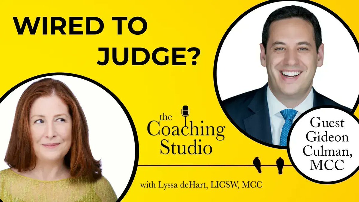Don't miss Gideon Culman, MCC @kstcoach We throw out ideas about being wired to judge &amp; skillfully cultivated ignorance. What do they mean? The #podcast for #Coaches about Coaching Mastery 

#professionalcoach #icf #onlinecoaching #leadershipcoaching #executivecoach