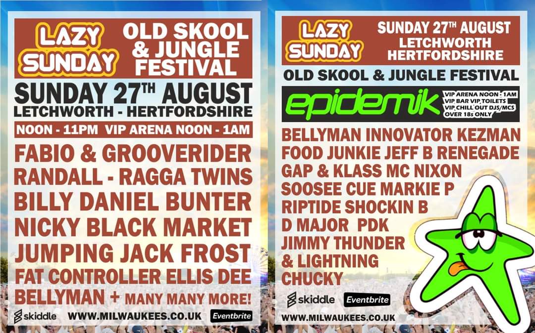 This time next week it'll all be kicking off at Lazy Sunday - this one is gonna be HUUUGE! Tickets are going fast - hopefully see you there 👊🏼😎 #lazysundayfestival