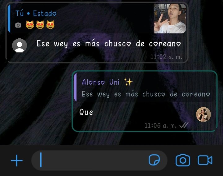 rkive_azul's tweet photo. Este subnormal miren lo que le dijo a Namjoon

Ganas de doxiarlo https://t.co/MwO5HBkqbE