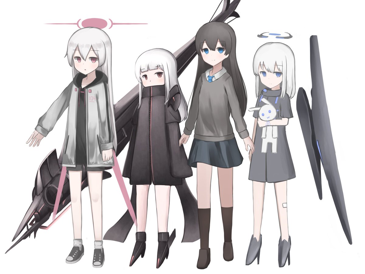 「自創作の子を並べる 」|Kilobyteのイラスト