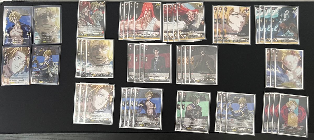 Got first place today at locals with Poseidon (Record of Ragnarok). Bought the deck last month after finishing the anime and did not expect to go undefeated

R1 Granfia W

R2 Michu W

R3 Zorga W

R4 Zorga W

Top 4:

R5 Messiah W

R6 Michu W

#VGtopdecks