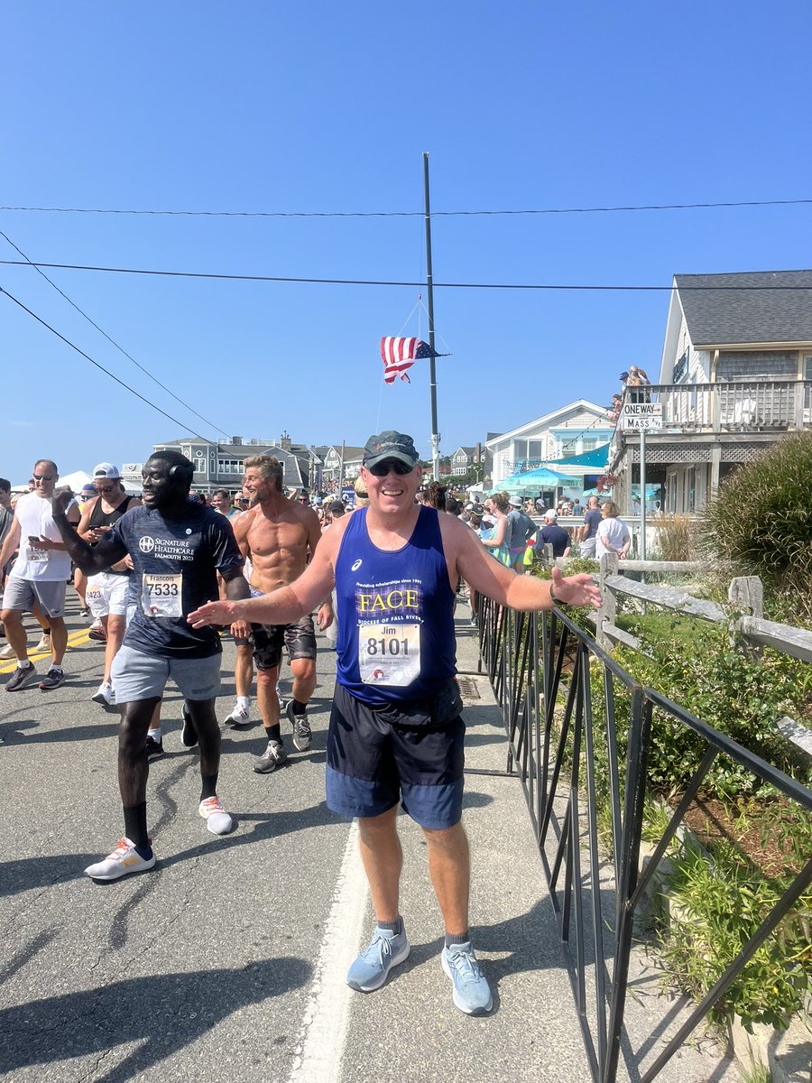 Way to go Jim on a great run! And THANK YOU to all who helped raise over $1200 in support of Catholic Education!