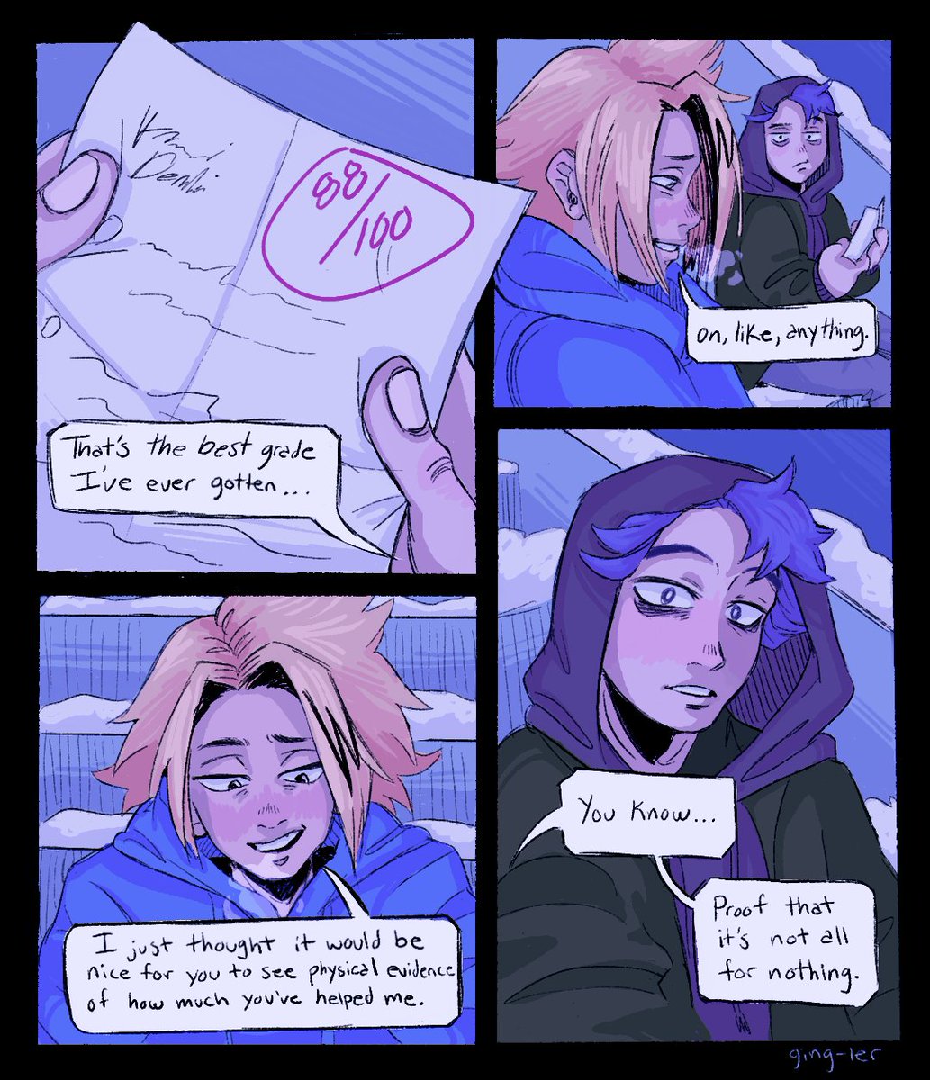 drew a lil comic for probably my favorite shinkami scene ever from the fic Sunflower | Lilac by <a href="/alter_altar/">alter🌱</a>. This fic is AMAZING and if you are a fan of shinkami you must read it immediately!