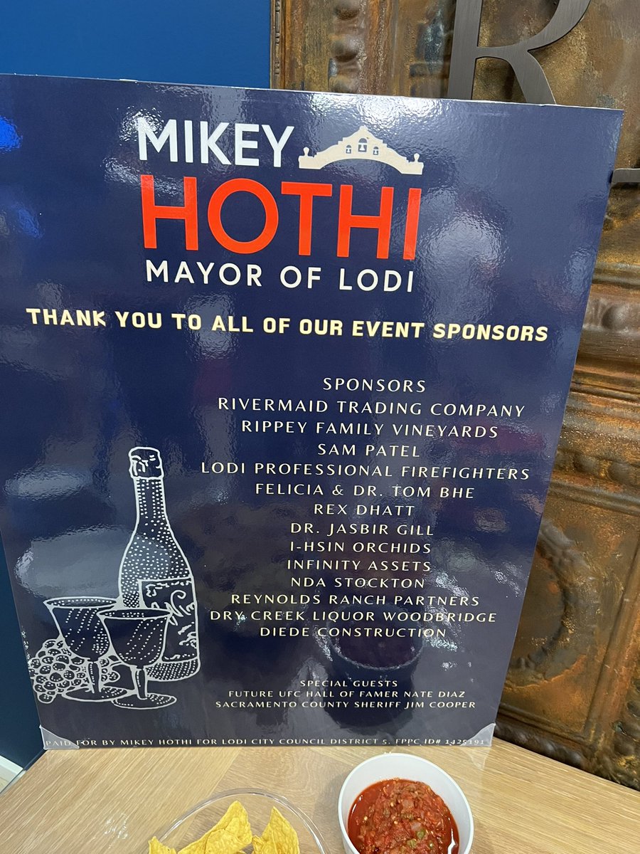 Out supporting Lodi Mayor <a href="/mikey_hothi/">Mikey</a>. Mikey was my District Director during my time in the State Assembly and did a tremendous job for my constituents.