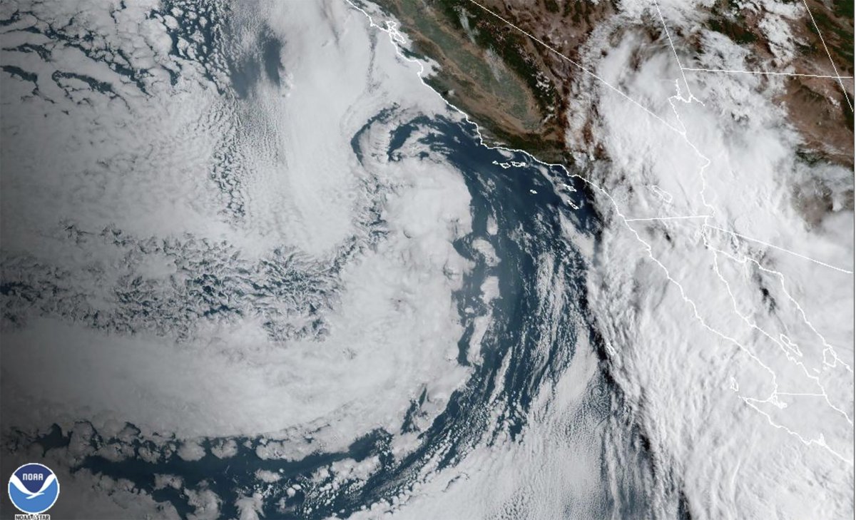 At 9 a.m. Sunday, TS Hilary was 200 miles south-southeast of San Diego, moving at 25 mph, the NWS told the Union-Tribune. Hilary will make landfall in SD between 3 p.m. and 6 p.m. <a href="/sdut/">The San Diego Union-Tribune</a> <a href="/latimes/">Los Angeles Times</a> <a href="/eyesonsdskies/">@eyesonSDskies</a> @KOGO @sandiegowebcam