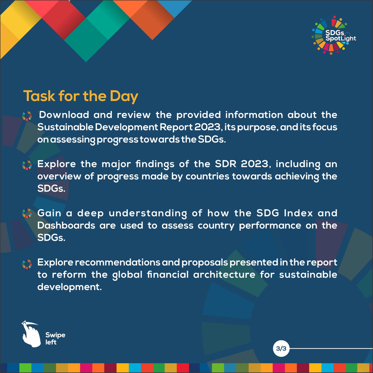 sdgcatalyst_'s tweet photo. #SDGsSpotlight Day 20
The Sustainable Development Report features the SDG Index and Dashboards, the flagship tool for assessing country's performance on the Sustainable Development Goals.
Click the following link to download https://t.co/pTBPQgnMyu
#DevelopmentCatalyst https://t.co/0Cxd9gt9GH
