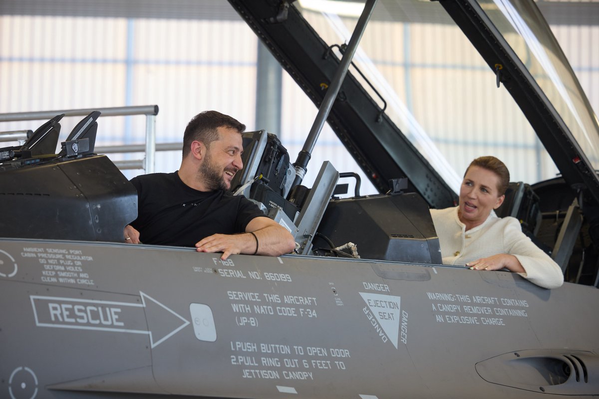 Very productive, focused, and concrete talks with @Statsmin Mette Frederiksen. Our pilots and engineers have already began their training in Denmark. Denmark will provide Ukraine with 19 F-16s. We are working on the speed of preparations. During the talks we also discussed…