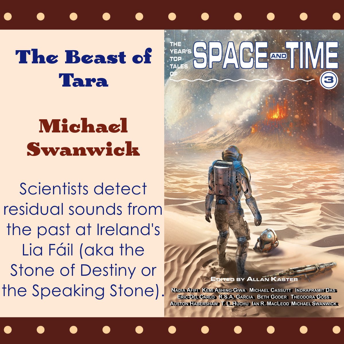 Blimey! A time travel tale with an Irish touch by @MichaelSwanwick
Get your copy today:
infinivoxsf.com/space-time-3