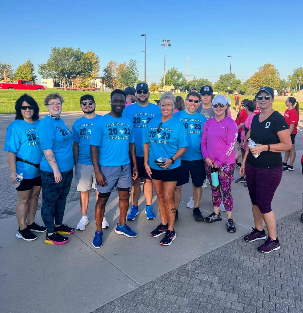 IamJubba's tweet photo. #Coworkers &amp; I participating in the annual #CorporateChallenge 5K. This year, they incorporated Corporate Challenge into our weekly #parkrun at #ExplorationPlace. https://t.co/9al51EVX29