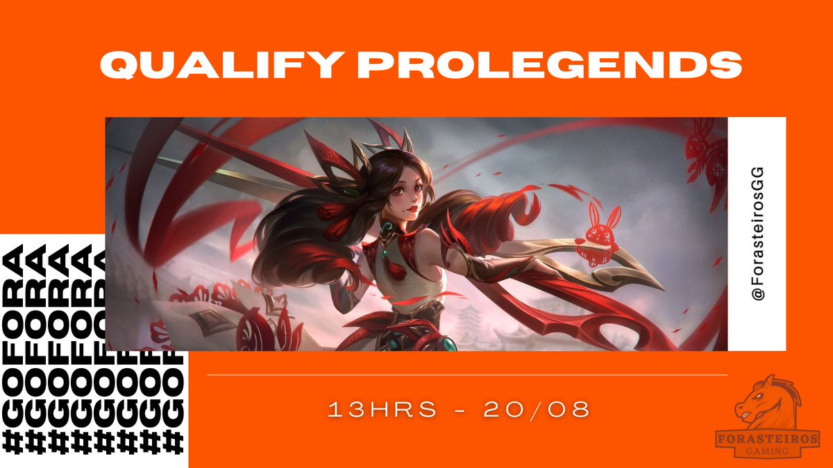 ForasteirosGG's tweet photo. 🔔 GAME DAY - QUALIFY PROLEGENDS🔔
Mais uma tarde começando, e com ela mais uma rodada do qualify! Bora acompanhar nossos forasteiros mais um dia?
#GOFORA #TFTBR https://t.co/IotjNnmmTo