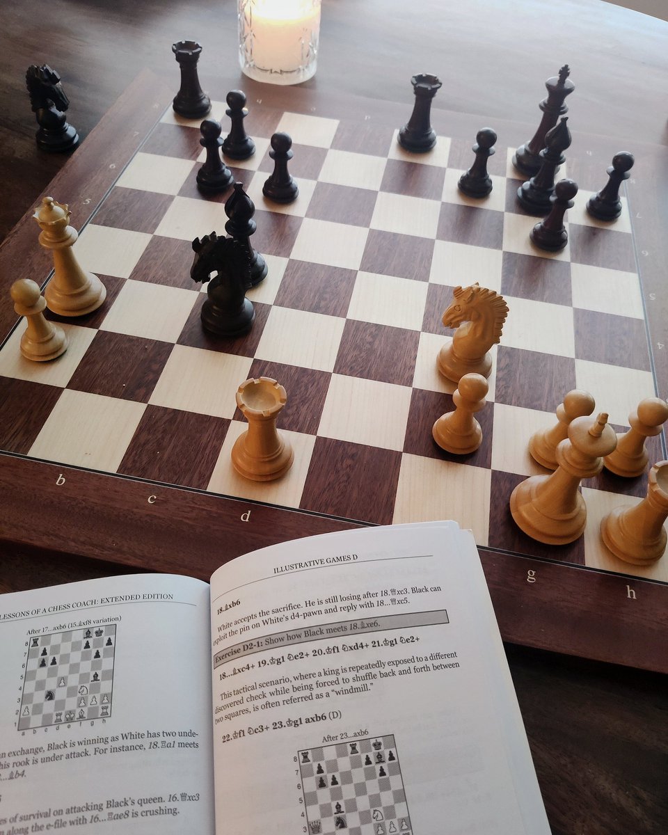 "Why spend so much energy on something you'll never be good at?" For me, its about learning enough to appreciate the beauty of it. Last year, this Fischer game frustrated and confused me. Today, I found it awe-inspiring and beautiful. ❤️ This brings me true joy. #chesspunks