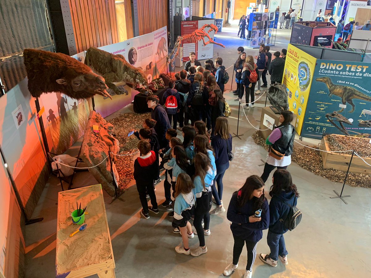 BaimaMarina's tweet photo. #ExploraCiencia es una muestra del @CONICETDialoga  que recorre toda la producciòn de las grandes àreas del conocimiento, en Santa Fe ya llegò a 30.000 niños y  niñas desde historia, paleontologìa, dinosaurios, islas malvinas, mujeres y màs https://t.co/lpdNX3M1Yy