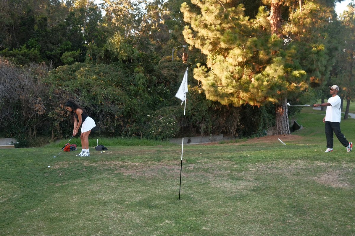 LaJethroJenkins's tweet photo. One of my goals this year has been to get my homies from off the golf course on the golf course. It’s working.

📸 @supermodi https://t.co/EFR2J23GP1