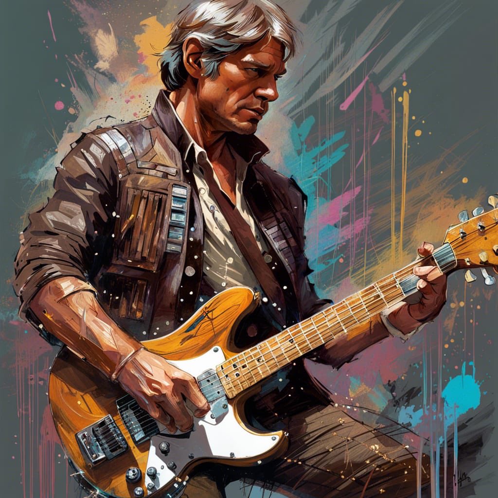Sonelis_Moon's tweet photo. "The very new band - Han Solo on the guitar"

#aiart #nightcafe #nightcafestudio #nightcafeart #nightcafeartwork #nightcafecommunity #aiartwork #aiartcommunity #digitalart #digitalpainting #fantasyart #fantasy #sdxl #stablediffusion https://t.co/pQfYYQdJuM