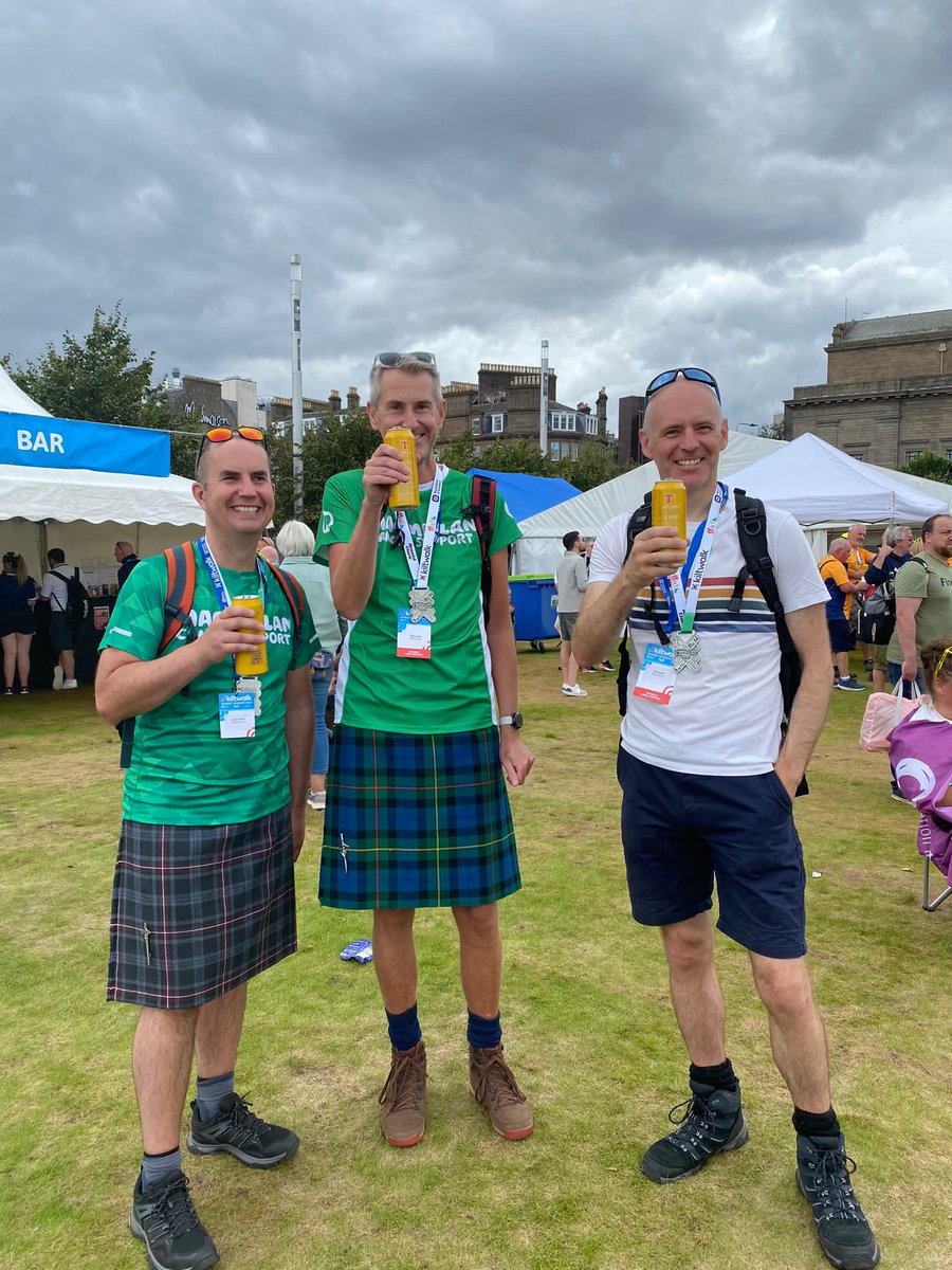 DCC_Steve's tweet photo. We made it! Huge thanks to everyone who donated to @macmillancancer. Blister updates to follow 😂#KiltwalkDundee https://t.co/hjJmSl8WJ4