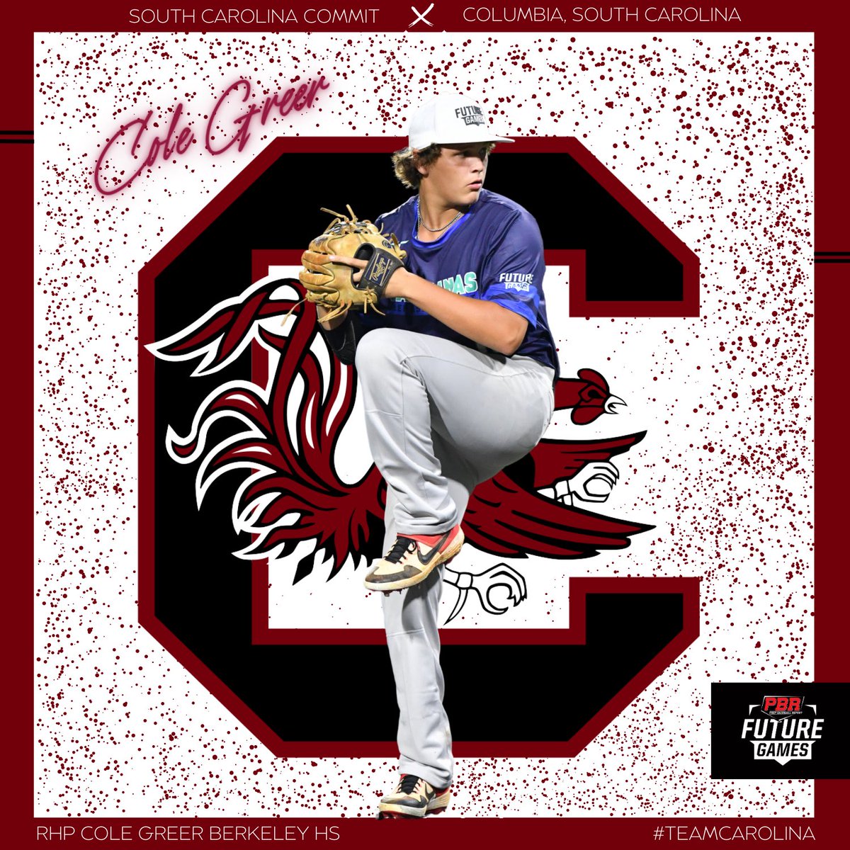 PrepBaseball_SC's tweet photo. Congratulations to ‘24 Cole Greer on his commitment to South Carolina. Greer was a #PBRFG22 Alum for #TeamCarolina. 

@stags_baseball https://t.co/0T8jyYyoEb
