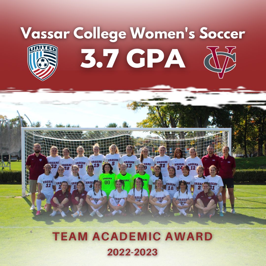 VassarWSoccer's tweet photo. It might be SOCCER season but these players put in WORK in the classroom! 📚📚📚

#vcws #college #gpa #school #studentathlete #ncaa #unitedsoccercoaches https://t.co/2rqEQ0Qrzh