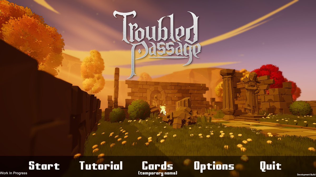 PassageArpg's tweet photo. Since there has been some discussion about Starfield's title screen, a reminder that my game greets you with a random title screen based on level locations.
How does this contribute to the discussion? It doesn't. I'm just looking for excuses to post my own work #gamedev #indiedev https://t.co/zywo10XjMt