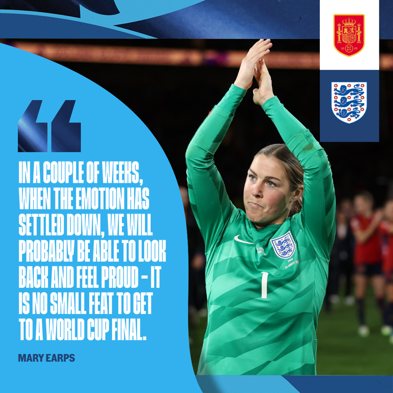 Lionesses's tweet photo. Well said, Mary! 👊