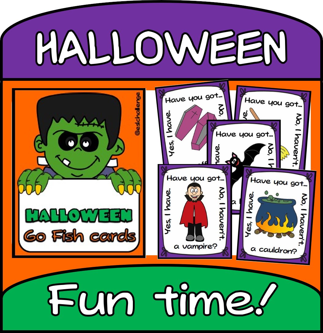 ESLCHALLENGE's tweet photo. Kids Fun 14 - Halloween set
at #eslchallenge - English teaching resources
https://t.co/s9aKV6uVtk https://t.co/9NqlRxIKDJ