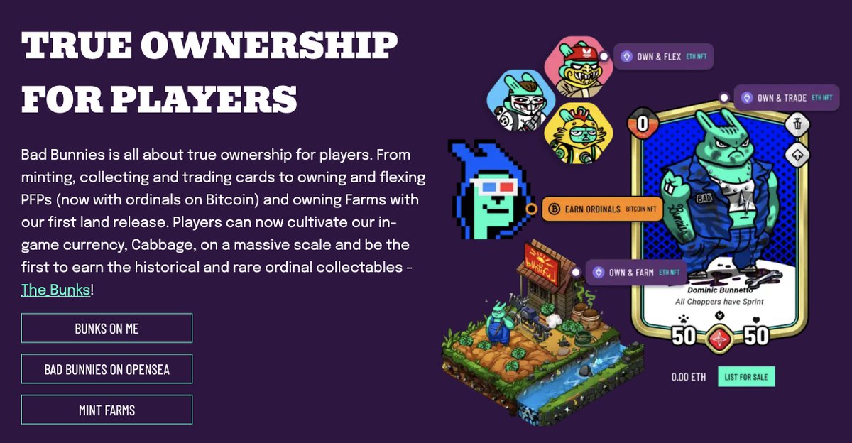 Hop on in and join the amazing <a href="/BadBunniesNFT/">Bad Bunnies NFT 🥬🚜</a> community and start earning that 🥬!

Discord: discord.gg/j3nZjcuBQ9
Website: badbunnies.xyz
OS Collection: opensea.io/collection/bad…
ME <a href="/Bitcoin_Bunks/">Bitcoin Bunks 🥬🚜</a>: magiceden.io/ordinals/marke…