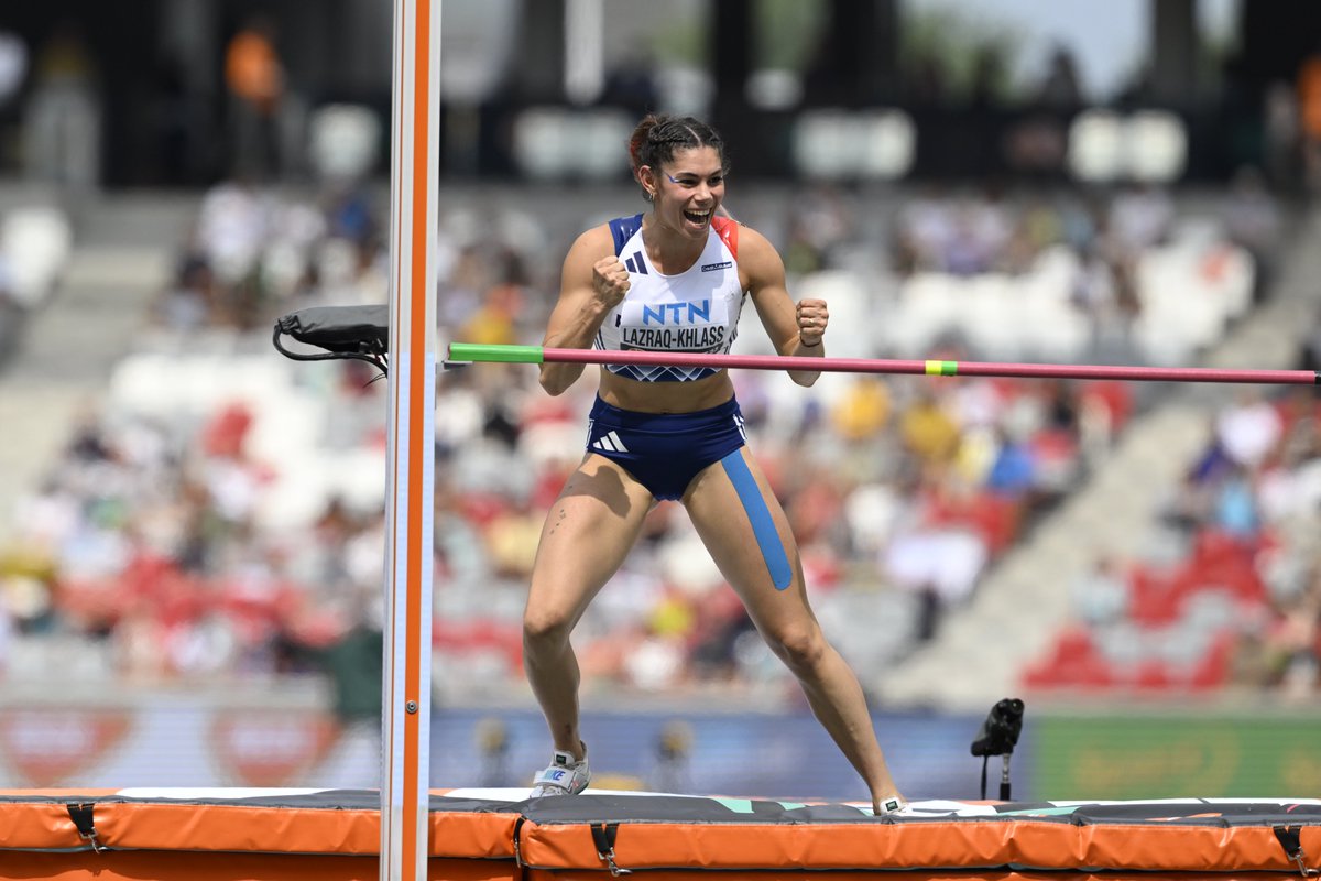 FFAthletisme's tweet image. 🇫🇷 Auriana Lazraq-Khlass 

🚧 13&quot;62
📈 1,77 m (=PB)
⚫ 13,48 m
2⃣0⃣0⃣ 24&quot;02 (PB)
🏝 6,01 m
📏 42,29 m
8⃣0⃣0⃣ 2&apos;14&quot;25

🔹𝟭𝟮𝗲 𝗮𝘃𝗲𝗰 𝟲𝟭𝟳𝟵 𝗽𝗼𝗶𝗻𝘁𝘀 (𝗣𝗕)

💻 Les #WorldAthleticsChamps sont à suivre sur @francetvsport et @Eurosport_FR.