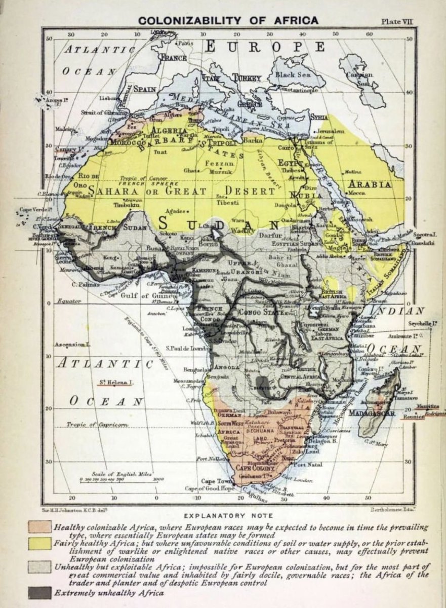 alicanayanlar's tweet photo. Gotta love the “Colonizer’s”
Bless their soul… 

Pink color: “Healthy colonizable Africa…”
Don’t even ask about the Yellow, Gray &amp; Black https://t.co/FvWqCN12w3