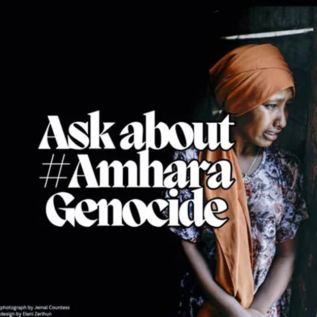 AbrarSuleiman's tweet photo. ተጀምሯል!

Killing #Amhara is a 24/7 business of ethnonationalists and governments alike for over 30 years.

It has happened in #Bedeno, #Gurafarda, #Metekel and in #Wellega.

Fascist Abiy escalated it by sending the national army 
to the #Amhara region.
#Amaharagenocide https://t.co/8Fuh21sjZ6