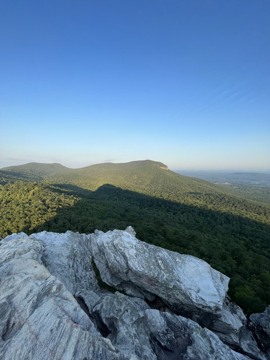 Such a great view from yesterday morning at <a href="/hangingrockstpk/">Hanging Rock State Park</a> ⛰️