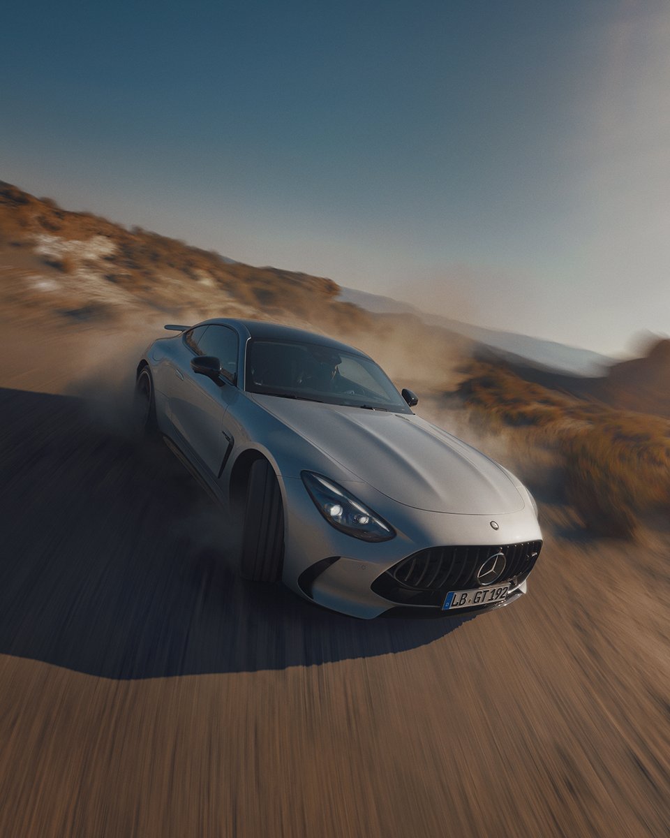 MercedesAMG's tweet photo. We’re giving it the credit it deserves: The all-new Mercedes-AMG GT is the new top model offered by Mercedes-AMG. That’s it. That’s the tweet.  

#MercedesAMG #AMG #AMGThrill #AMGPremiere #SOAMG https://t.co/bFDOZTPOjN