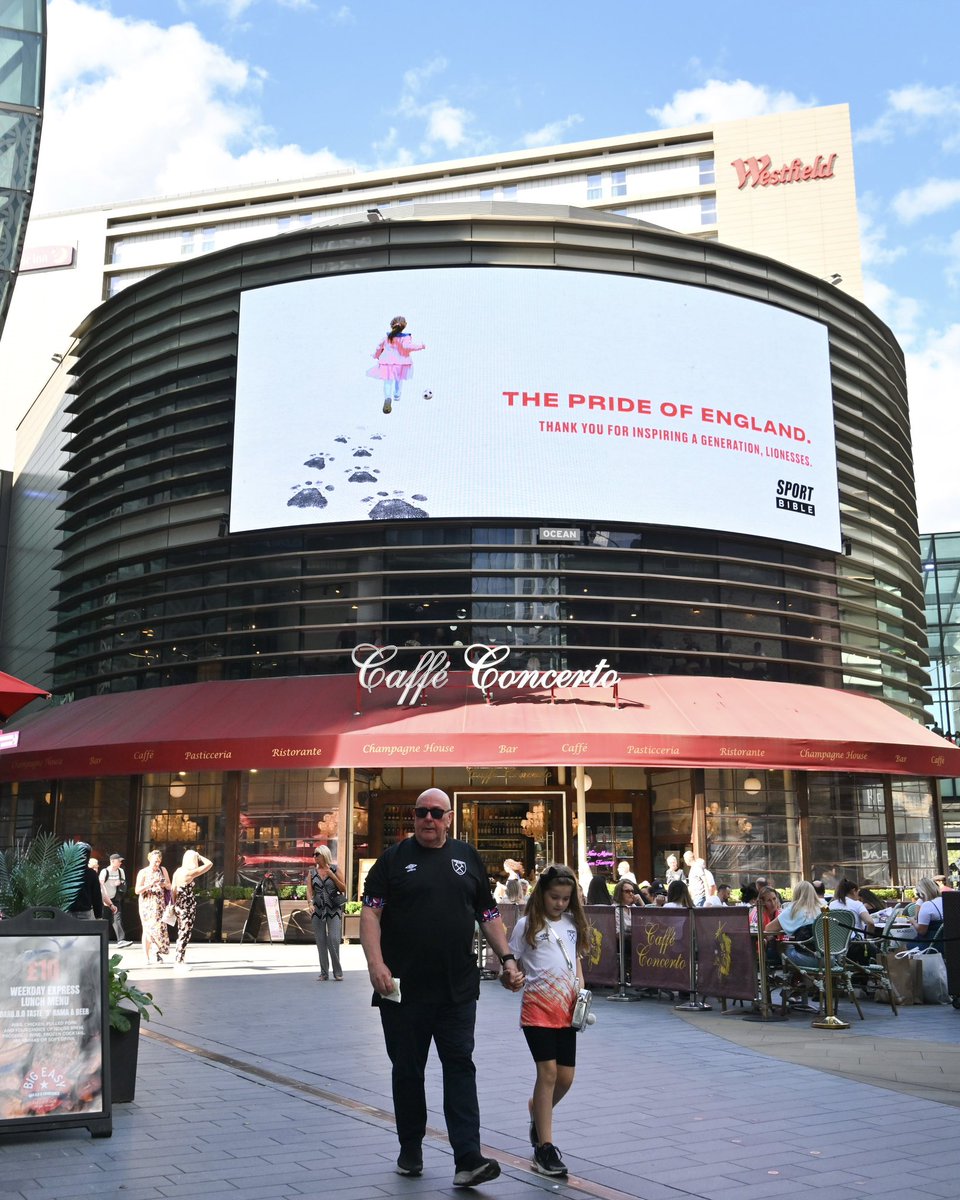 LIONESSES, THE PRIDE OF ENGLAND 🦁❤️️🏴󠁧󠁢󠁥󠁮󠁧󠁿 

Keep your heads held high, this is only the beginning ❤️  

Since the Euros win in 2022 the Lionesses have inspired an extra 2.4 MILLION women to participate in football. Regardless of this loss, the legacy this team has left us with is