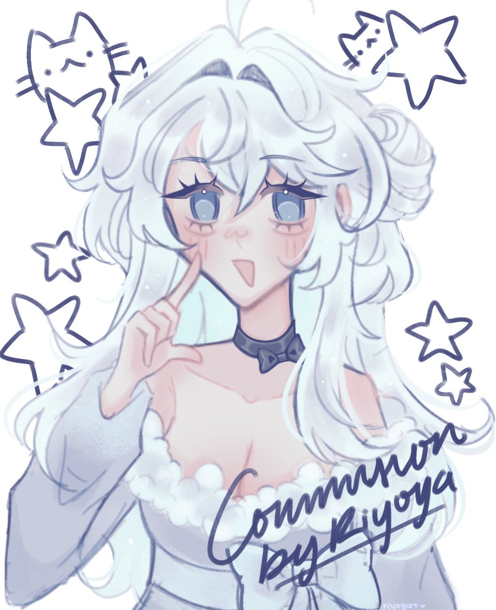 riyoyart's tweet image. commission for astellic! (*≧∀≦*) 🪷🎐