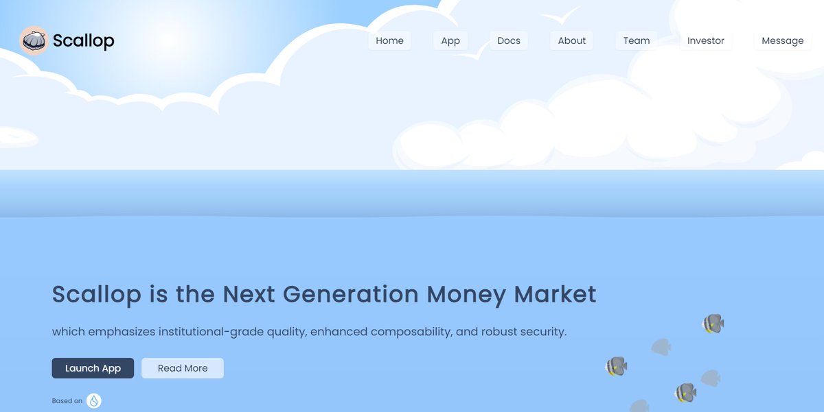 EthDotDot's tweet image. 🧵 Thread on Scallop (@Scallop_io),  one of finest project building on #sui ecosystem

⭐️Scallop is the next generation Money Market which emphasizes institutional-grade quality, enhanced composability, and robust security.

#Thread #nft #nfts #Scallop #Crypto #sui $SUi