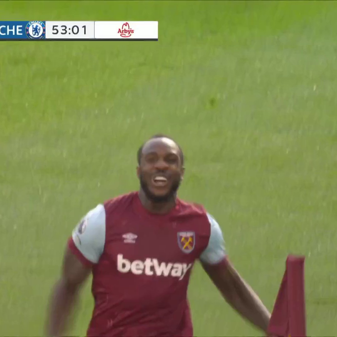 The West Ham fans LOVED this powerful strike from Michail Antonio!