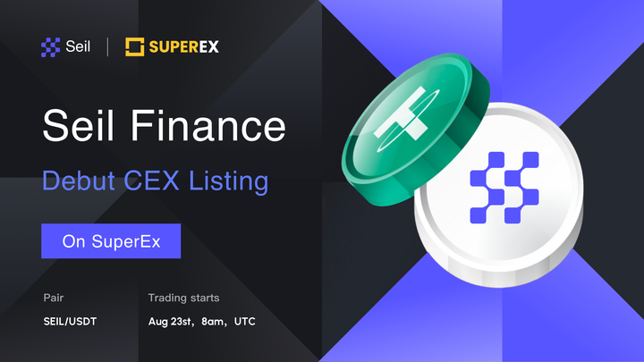 SeilFinance's tweet photo. You can now trade SEIL/USDT on @superex!🤩  

🟢Get ready for a wave of substantial green candles about to emerge. Embark on this thrilling trading journey right here:👇 
https://t.co/E8eSALVsNW 

#SuperEx #SeilFinance https://t.co/zaGzifTpUa