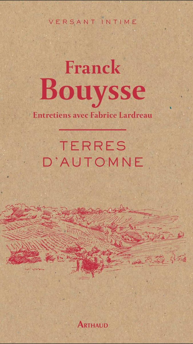 « Terres d’automne », de Franck Bouysse, 10eme titre de la collection Versant intime, sera en librairie le 20 septembre. 
@EditionsArthaud #franckbouysse #versantintime #ronrash #correze