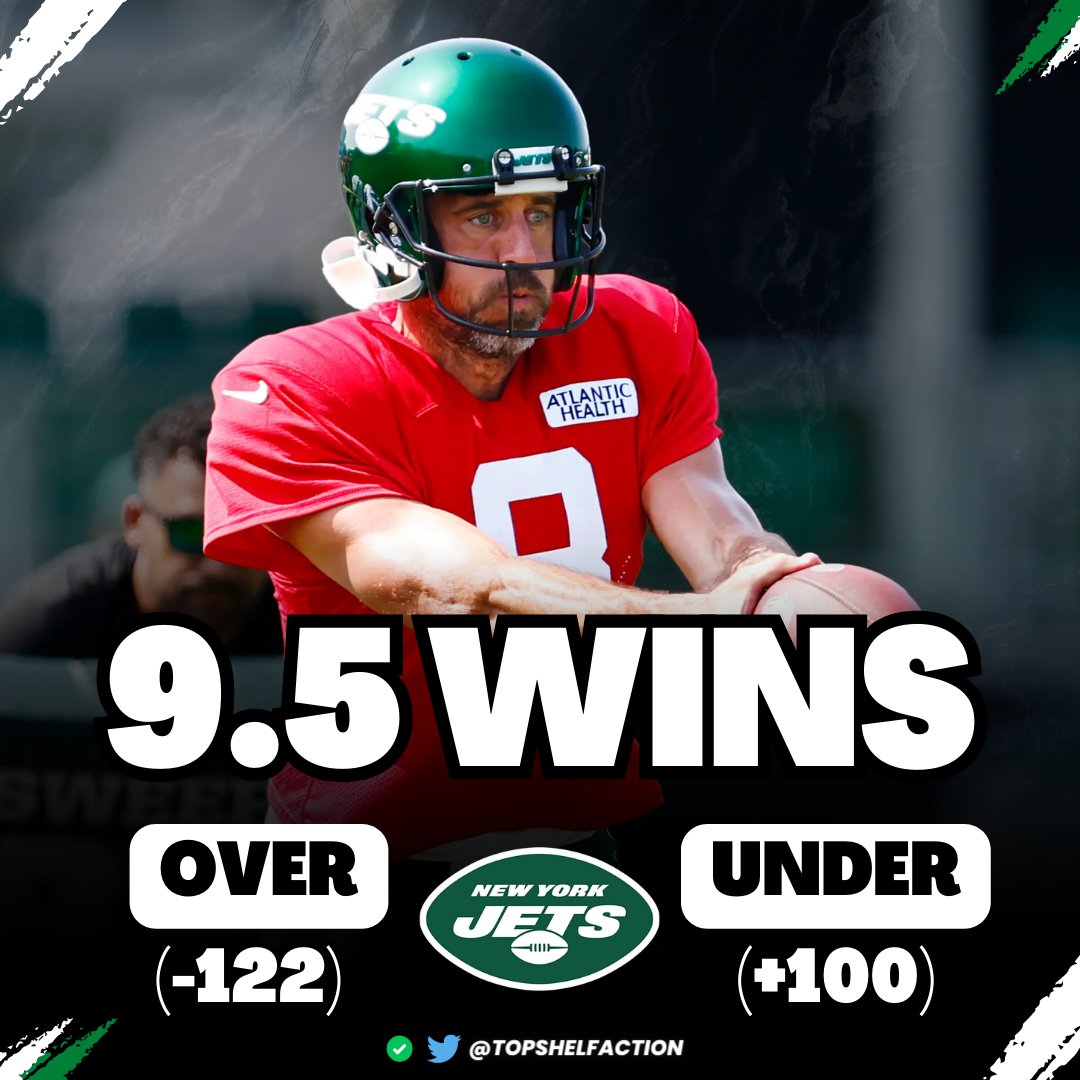 TopShelfAction's tweet photo. ๐๐ฎ NFL Win Total Predictions ๐๐
๐ฅ Can New York exceed expectations in the 2023 season?
๐ค Will the Jets go over or under 9.5 wins this year?
Like & Quote YOUR pick ๐๐
#TopShelfAction๐ฅ
#TakeFlight
#OverUnderBets
#NFLTwitter
#GamblingTwitter https://t.co/5BW9uer4hD