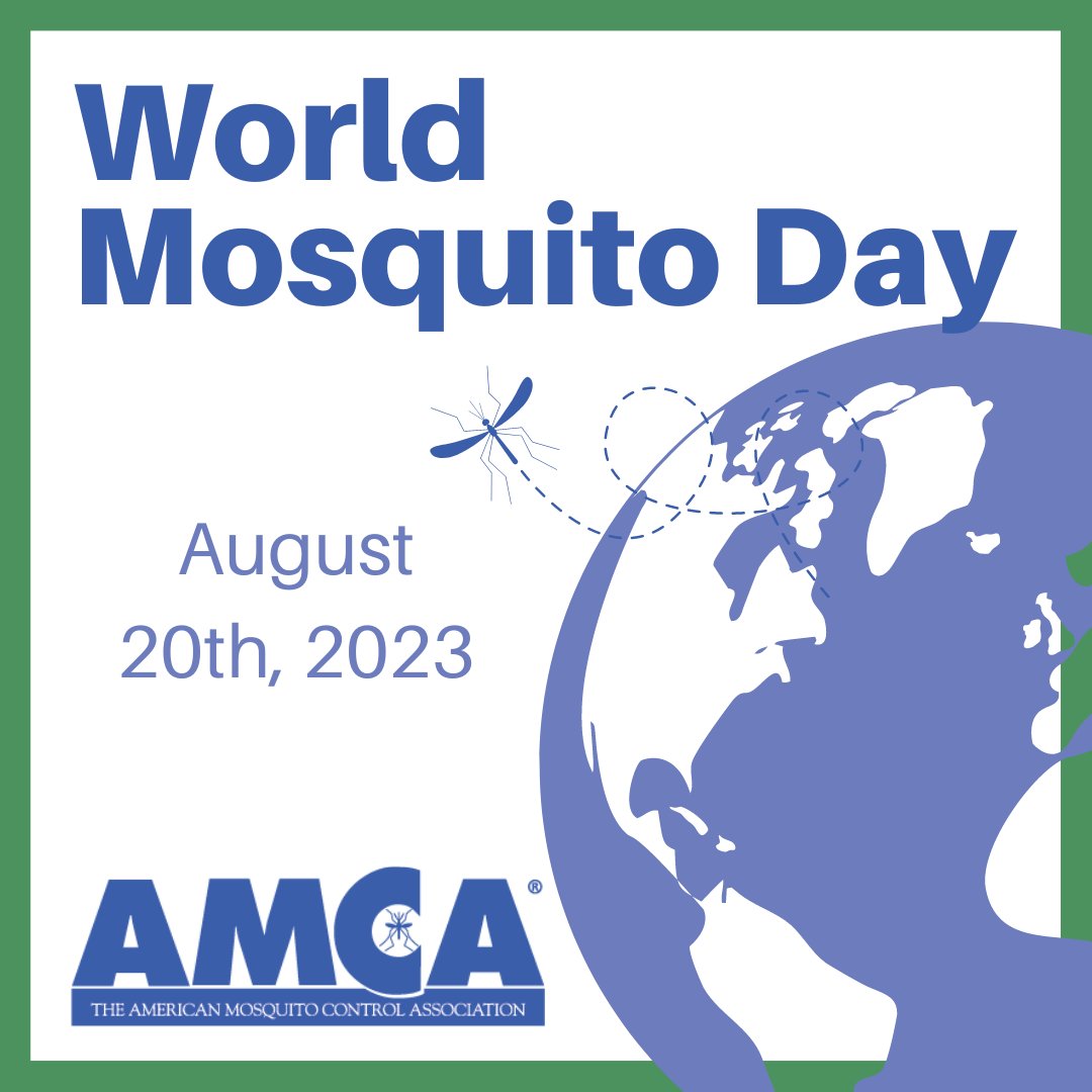 Today is #worldmosquitoday! Be sure to share this social media graphic to spread awareness about mosquito control! Visit our website for more resources and graphics: ow.ly/E0RY50PzYZj