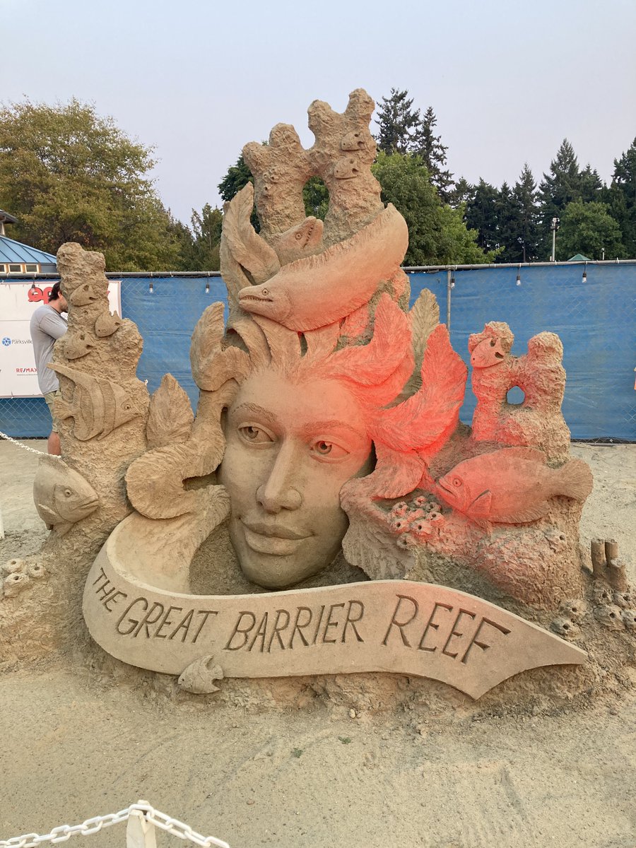 My brother is in Coombs B.C. clowning for their rodeo event this weekend.  Some sand sculpture photos he sent me that some talented artists have done.....