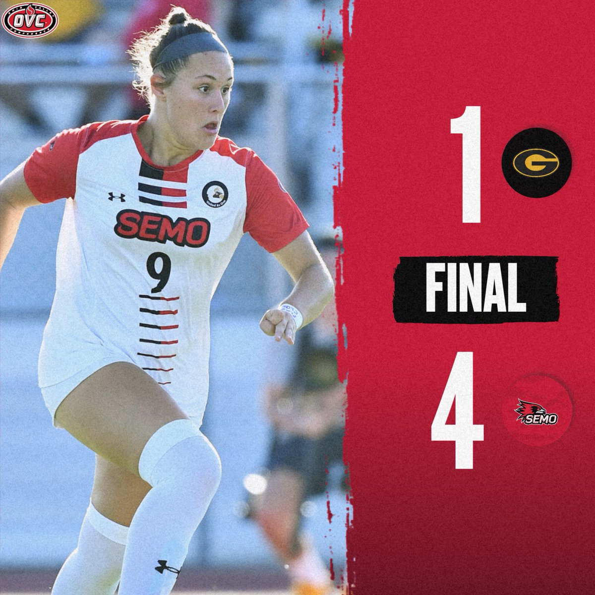 FINAL‼️

YOUR Redhawks open Houck Field with a 4-1 win over Grambling State! Cayla Koerner is your player of the game with a goal and 2 assists to lead the Redhawks to their first victory of 2023!

Back on Thursday, August 24 to take on Evansville here in Cape‼️

#FeelinRowdy