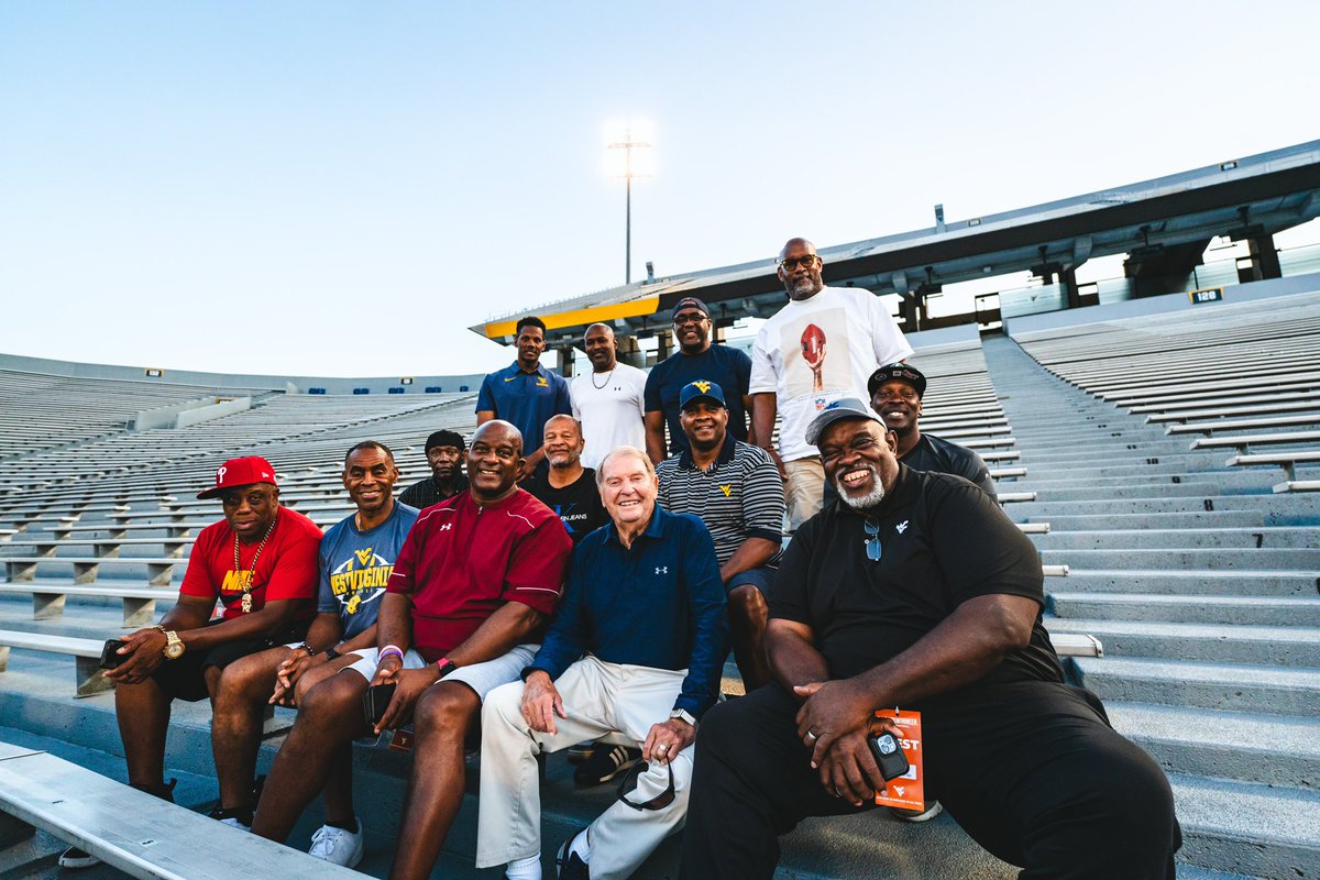 Coach Nehlen & his guys 🙌 Forever Mountaineers.