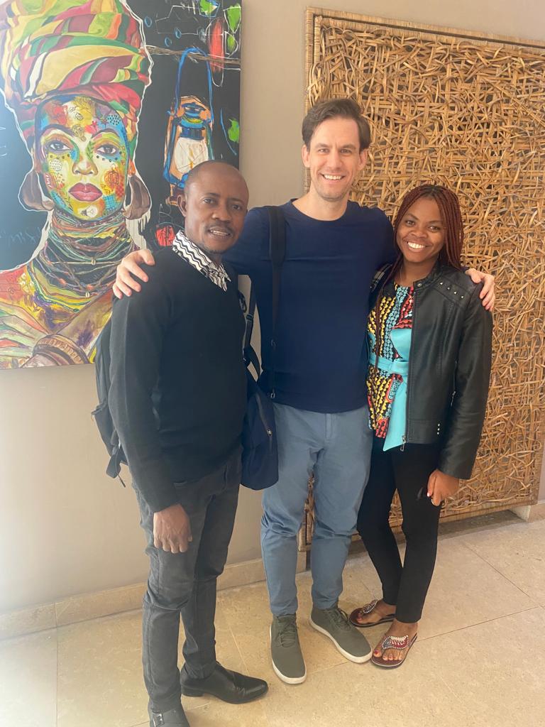 congoleaders's tweet photo. Last week our valiant executive team - Nate, Robert and Suzanne - reunited in Kinshasa to plan the 2023-2024 program. Some of the themes discussed: monitoring and evaluation best practices, community loan and savings associations, and new alumni activities.
#congoleaders #DRC https://t.co/8xoOgkJGEC