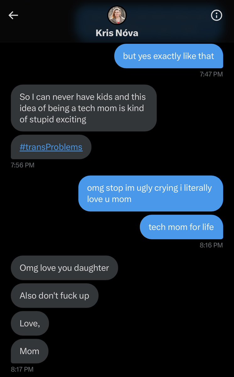 i didnt know how many frickin messages i had to look back on with kris until i heard the news — this being our first

she was incredibly inspiring, totally kickass to say the least, and seeing the outpouring of memories today really drives home how incredible her impact was 🤍