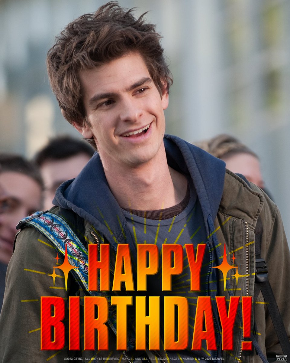 Happy birthday to the amazing Andrew Garfield! Show him some #SpiderMan love to celebrate. 🕸❤️