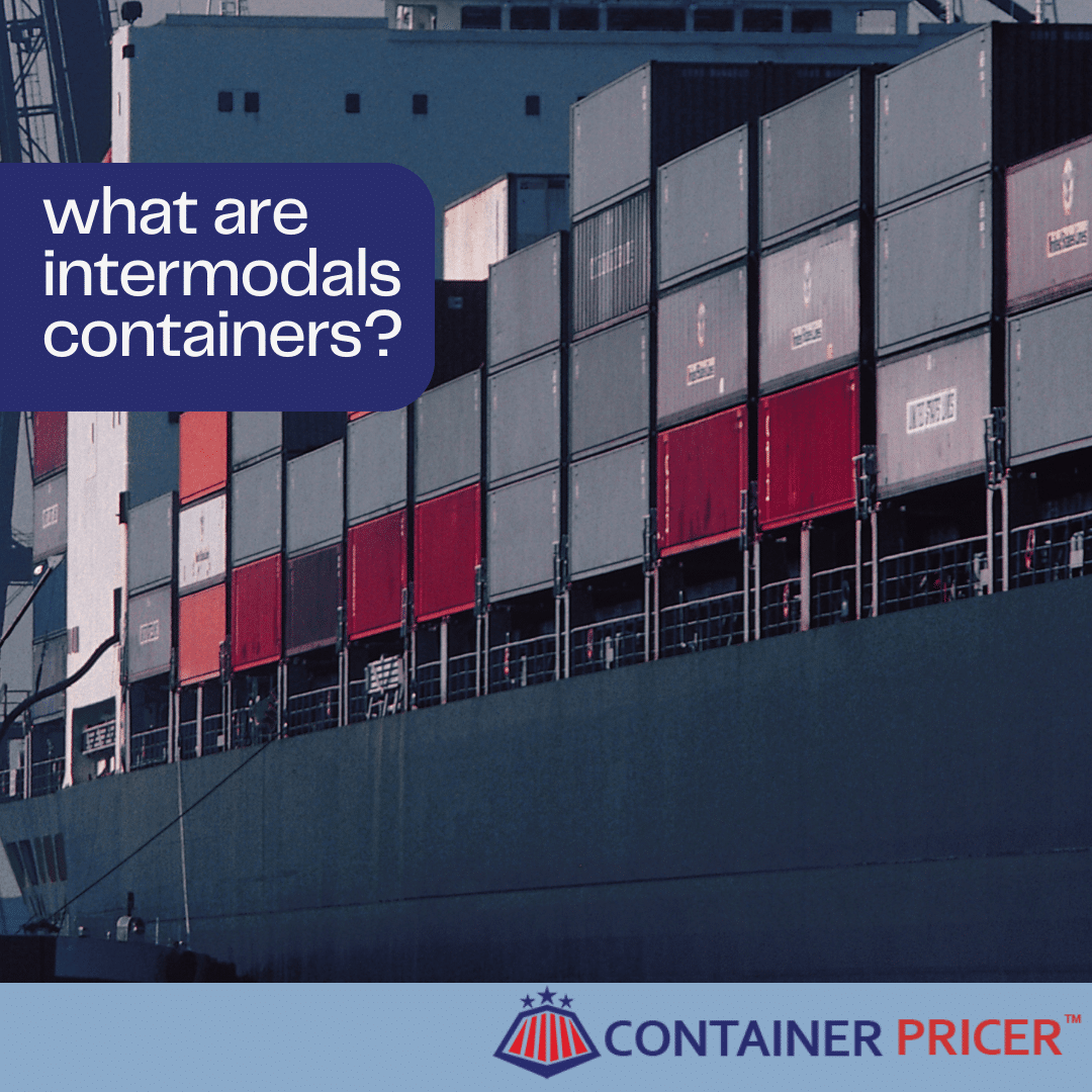 What are Intermodal Containers?. Learn more at containerpricer.com/intermodal-con… #shippingcontainers #shippingcontainer #containers