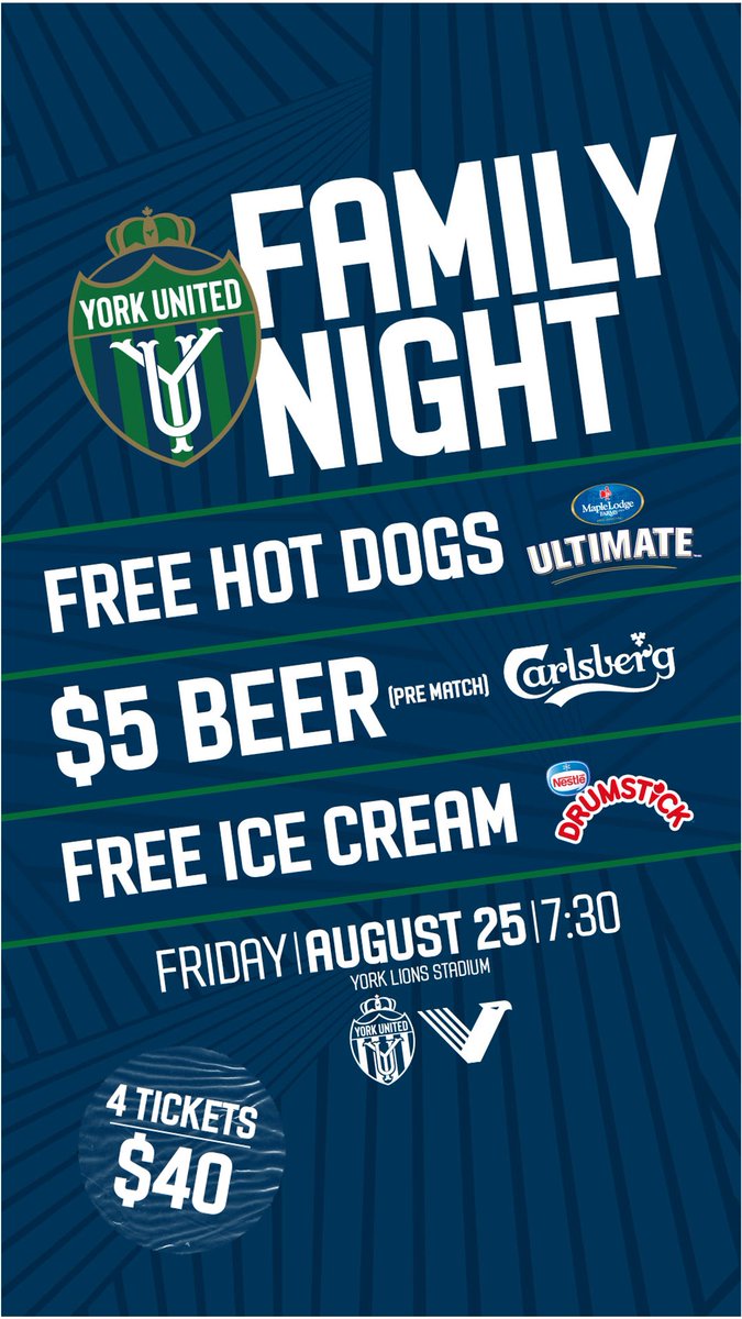 TorontoSA's tweet image. Special offer from YORK UNITED!
fevogm.com/event/Familypa…