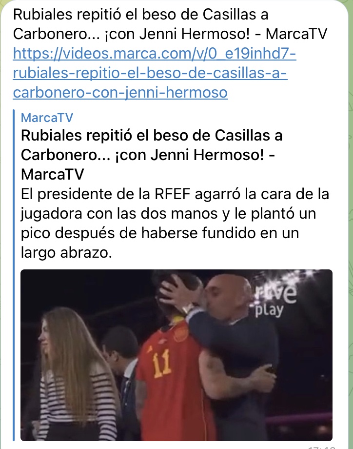 comunicadoras8m's tweet photo. A ver
@marca 
@abc_es 
@sport 
NO es amor, ES una agresión sexual 
¡Basta ya! https://t.co/gK0GaOryUi