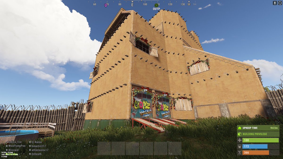 GEGondor's tweet photo. @playrust My Rust rp house that survived a whole monthly wipe https://t.co/PUOehYO72n